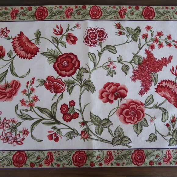 EXC 4 April Cornell Floral Napkins and 2 Placemats - Picture 7 of 9